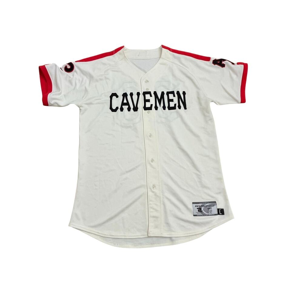 ProLook Sports Cavemen Baseball Jersey Large Vintage